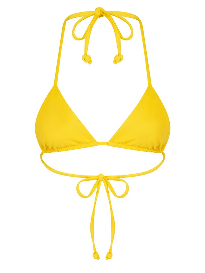 top de bikini dorado en limonchello para venta al por mayor de L.A. Rush