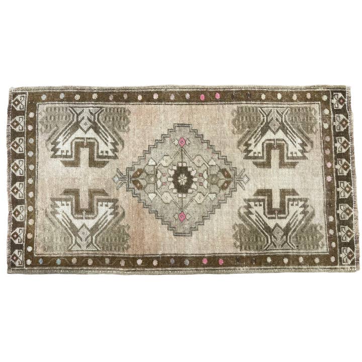 Vintage Loomz - Wholesale Door Mat - Hand-loomed Vintage Turkish Doormat | 1.8 x 3.1