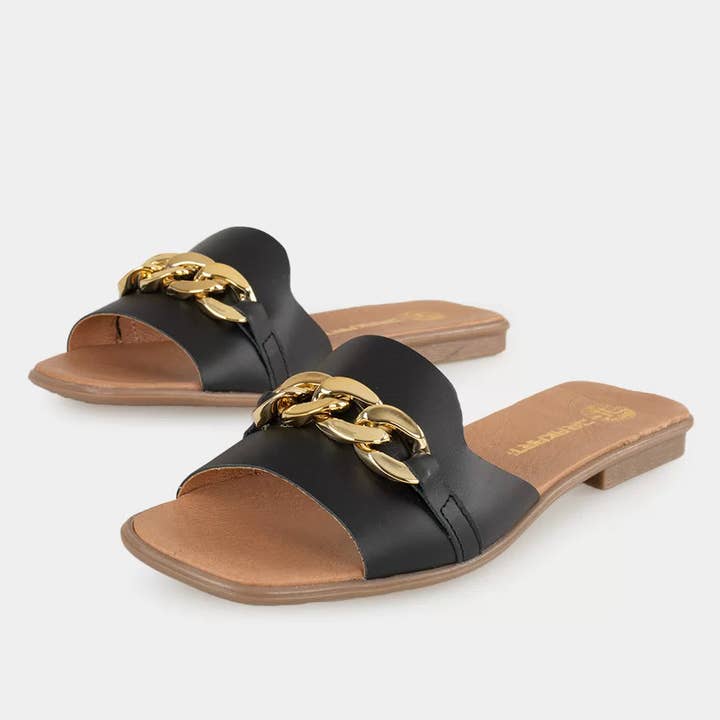 LADY BLACK FLIP FLOPS for wholesale on Faire1