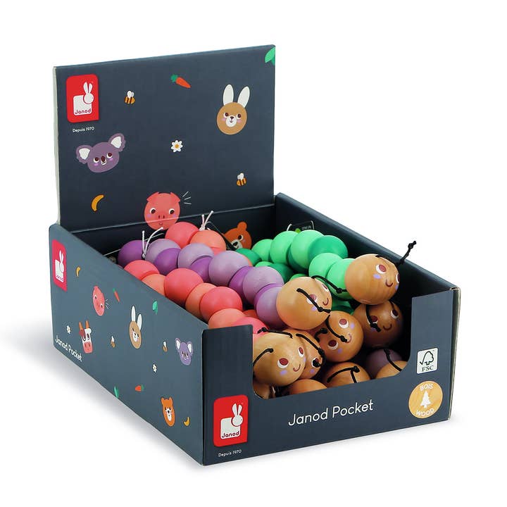 Janod Pocket - Articulated Caterpillar for wholesale by pierrebelvedere.com
