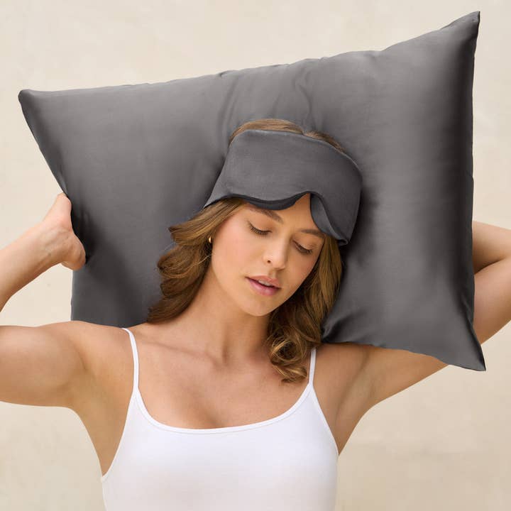 KITSCH - Wholesale Sleep/Eye Mask - Charcoal Contour Pillow Eye Mask3