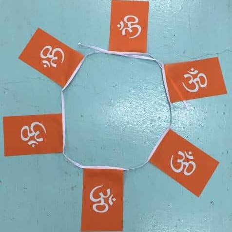 Worldwide Flags Ltd – wholesale Bunting/garland – 6m 20 Flag Hindu Bunting