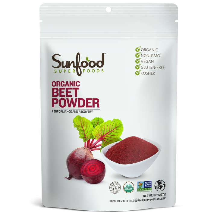 Beet Powder, 8oz for wholesale by Sunfood Superfoods