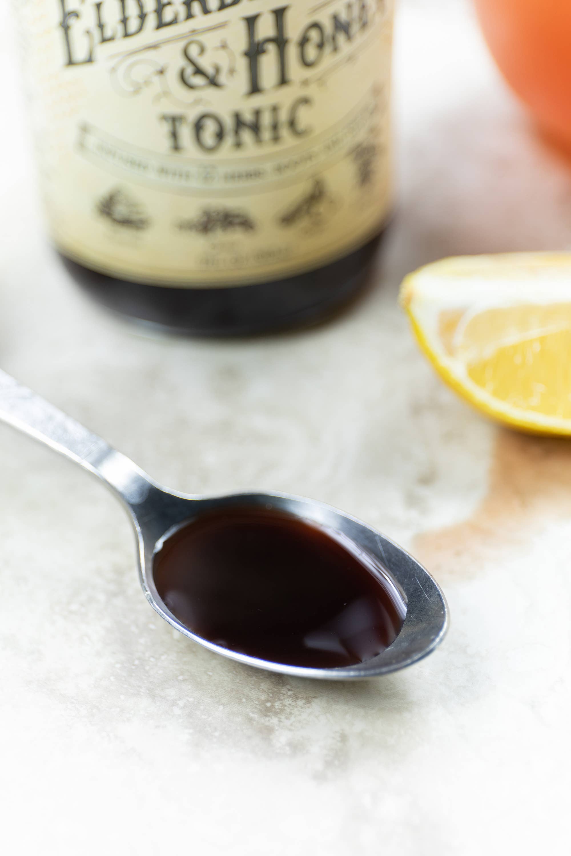 Roots And Leaves - Wholesale Oral Supplement/Vitamin - Elderberry & Honey Tonic, 16 oz5