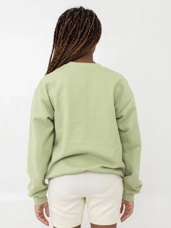 THIS IS A LOVE SONG - Wholesale Sweatshirt – Women's - Be Good Do Good Sweater (Watercress)3