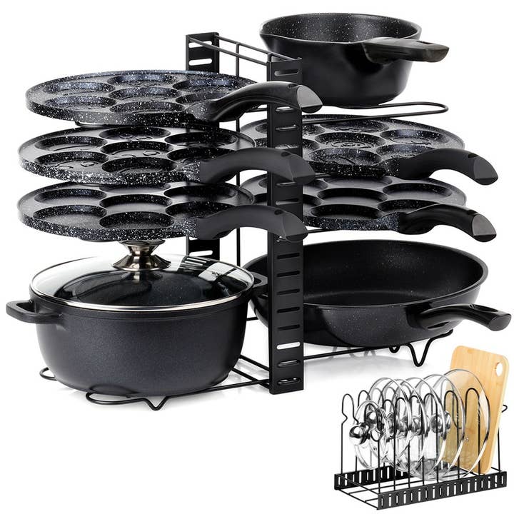 Gryta Panna Lockhållare Metall Svart 2 i 1 för wholesale av Vilde