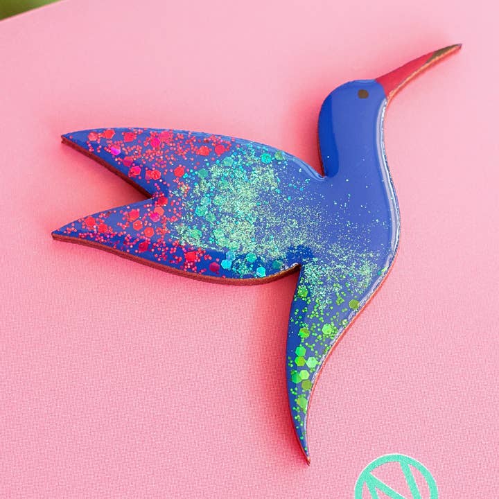 Broche colibri - fait main sur commande pour la vente par Naoi