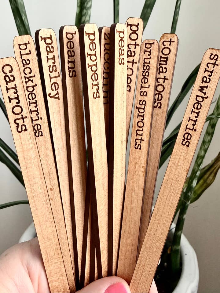 Garden Vegetable Herb Markers Stakes for wholesale by Dogwood and Dust
