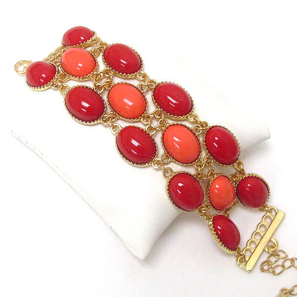 Jewelry Max - Wholesale Link & Chain Bracelet - ( H005 )  ACRYLIC BRACELET0