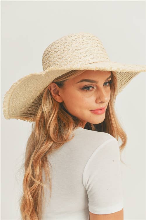 MYS Wholesale Inc - Wholesale Straw Hat - Women's - Solid Summer Floppy Sun Hat2