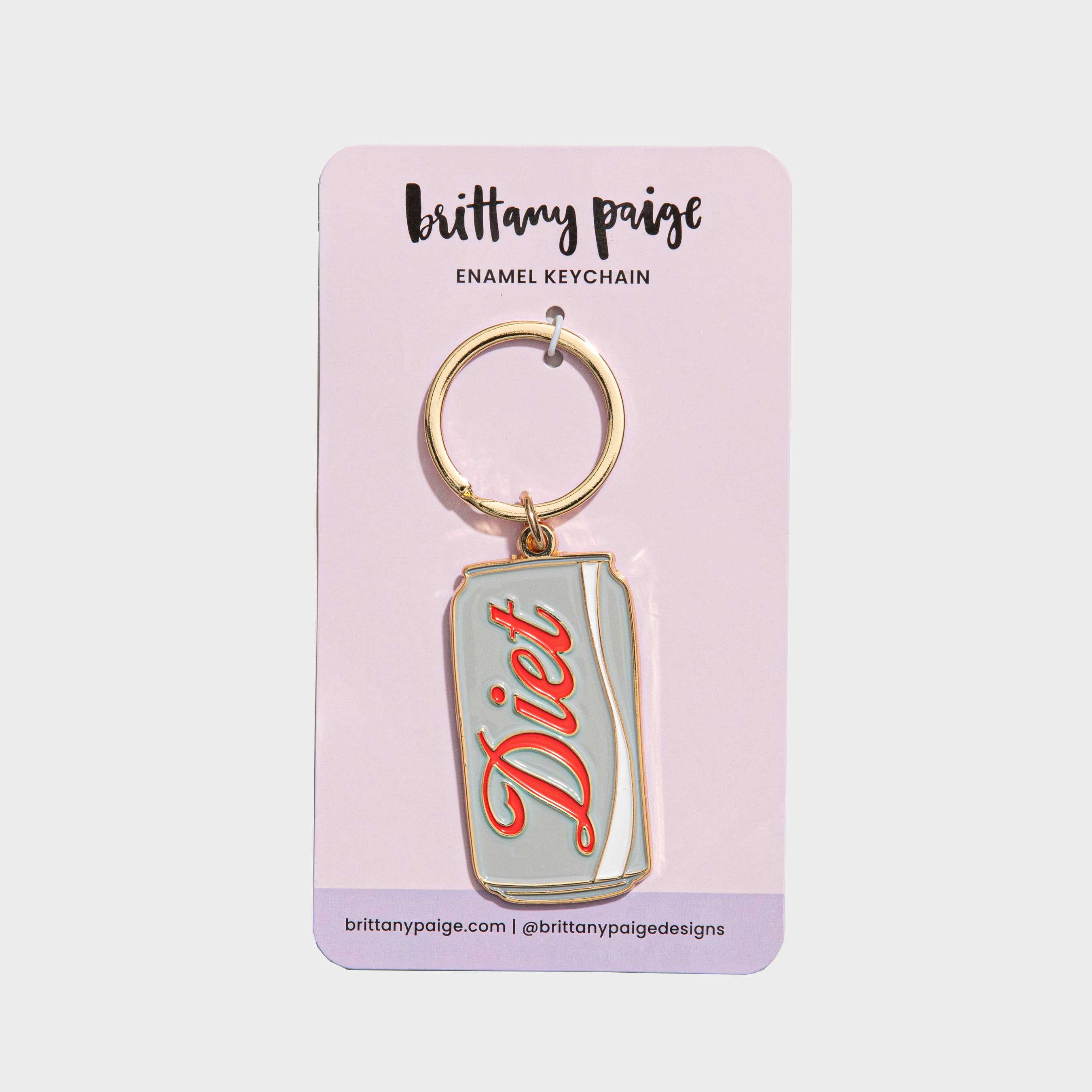 Brittany Paige - Wholesale Keychain - Women's - Diet Soda Can Enamel Keychain Bag Charm1