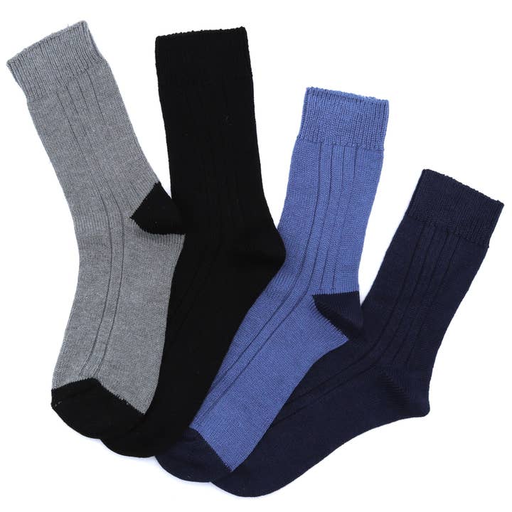 Soft & Warm Cotton (2 pack) Crew Socks- Men's for wholesale by Socks Kick