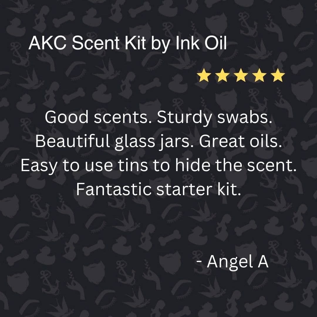 Ink Oil LLC – Großhandel Haustierpflegeprodukt – Hund – Pup Oils Duft-Trainingsset für Anfänger | Geruchstraining für Hunde8