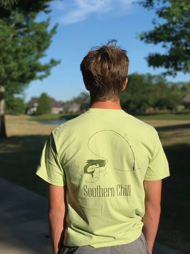 T-shirt à manches courtes Fish Splash Classic pour la vente par Southern Chill