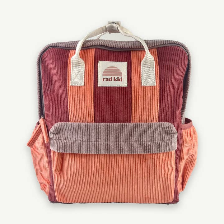 Corduroy Splice Eco Kinderrugzak - Berry Nice voor wholesale door Banabae