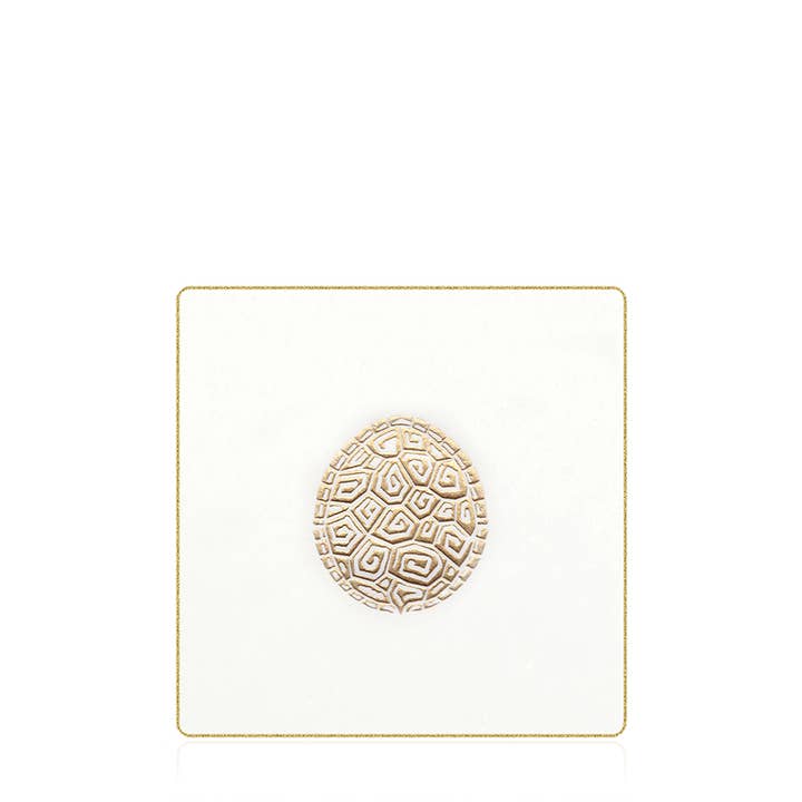 Sottobicchieri con tartaruga dorata per la vendita all'ingrosso da parte di Bell'Invito Home + Stationery