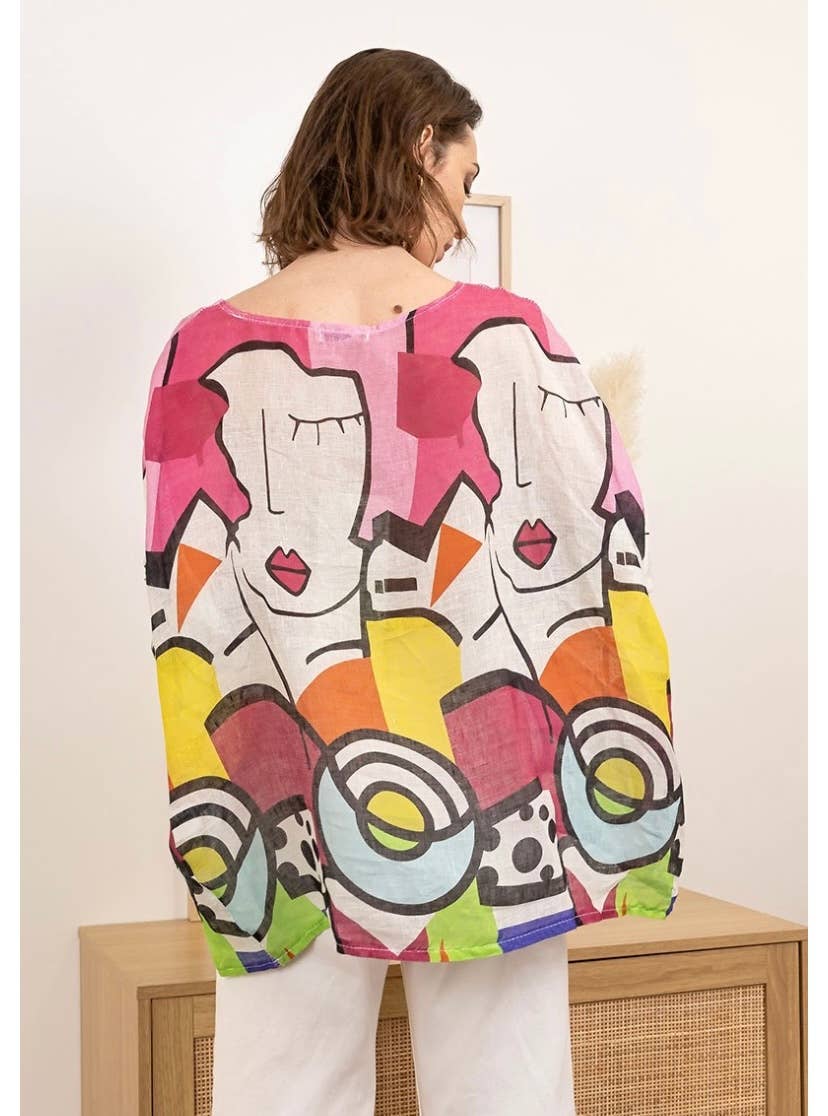 LINEN & COTTON HOUSE - Vente Tunique – femme - TUNIC IN LINEN LALA 59382