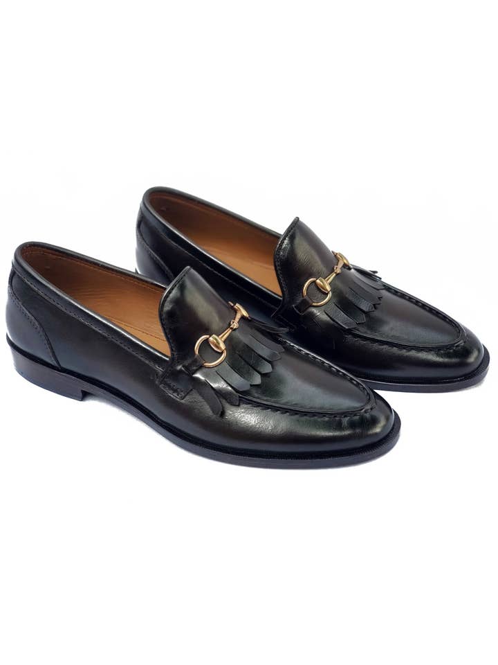 DeVogue – Großhandel Loafer – Herren – Bart-Kuh-Leder-formale zweifarbige Loafer