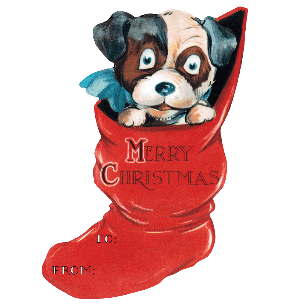 Laughing Elephant - Wholesale Sticker - Vintage Christmas - Holiday Sticker Box11