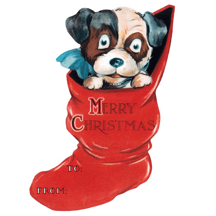 Laughing Elephant - Wholesale Sticker - Vintage Christmas - Holiday Sticker Box11