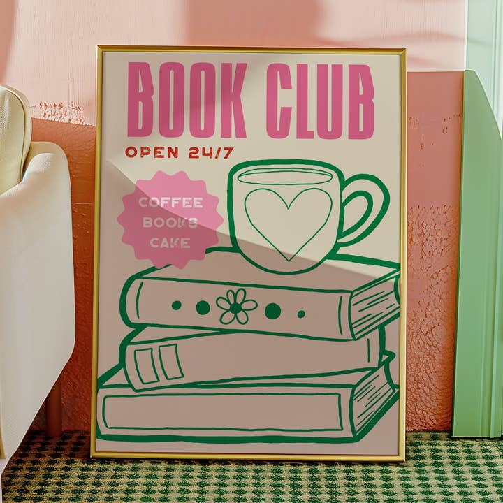 Impresión del club de lectura para venta al por mayor de Moonshine Prints