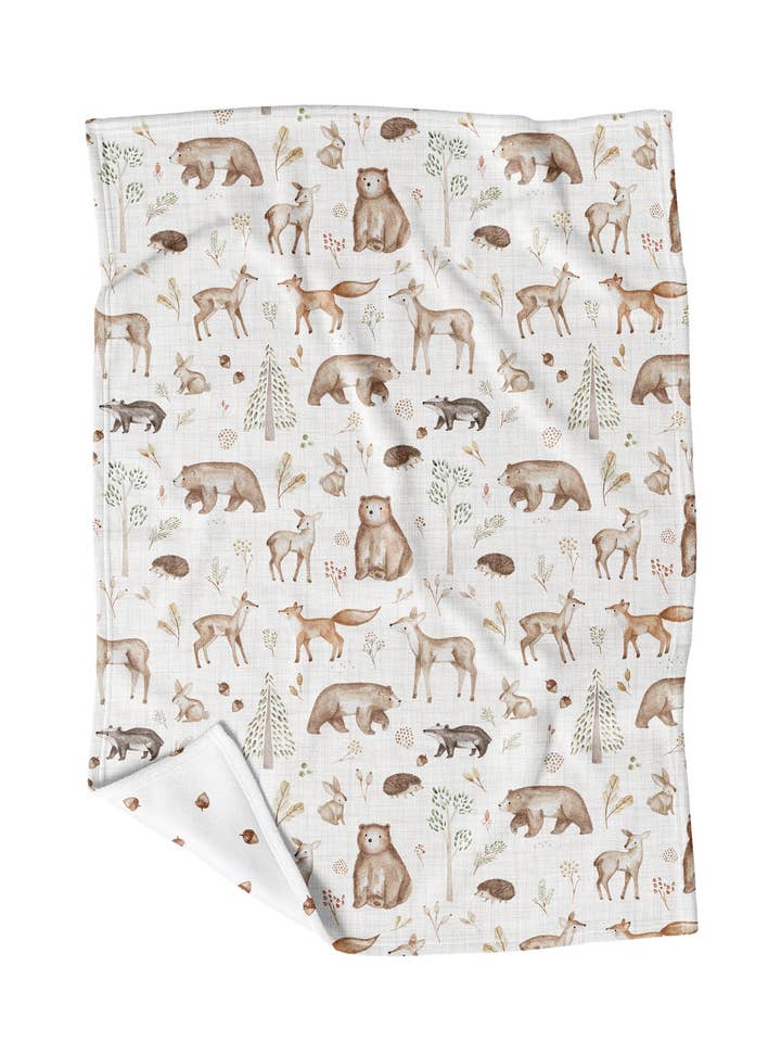 Ma petite couverture - Amis de la forêt pour la vente par Shine on me Distribution