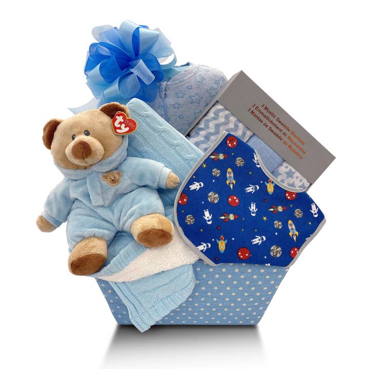 Baby Bundle of Joy Gift Basket for wholesale by Pellatt Cornucopia Gift Baskets