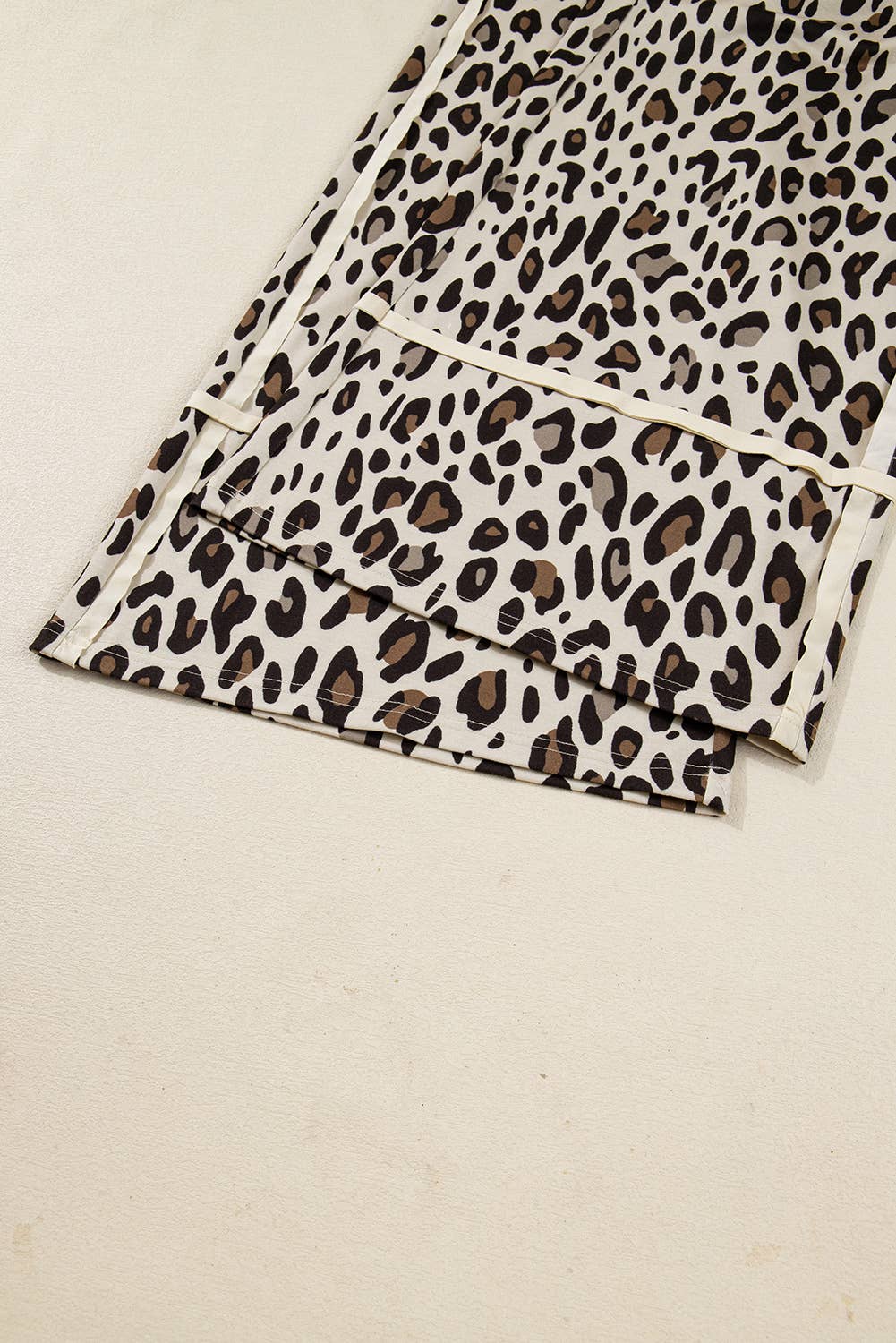 66 Khaki Leopard Wide Leg Cropped Pants (S-4X) for wholesale on Faire3