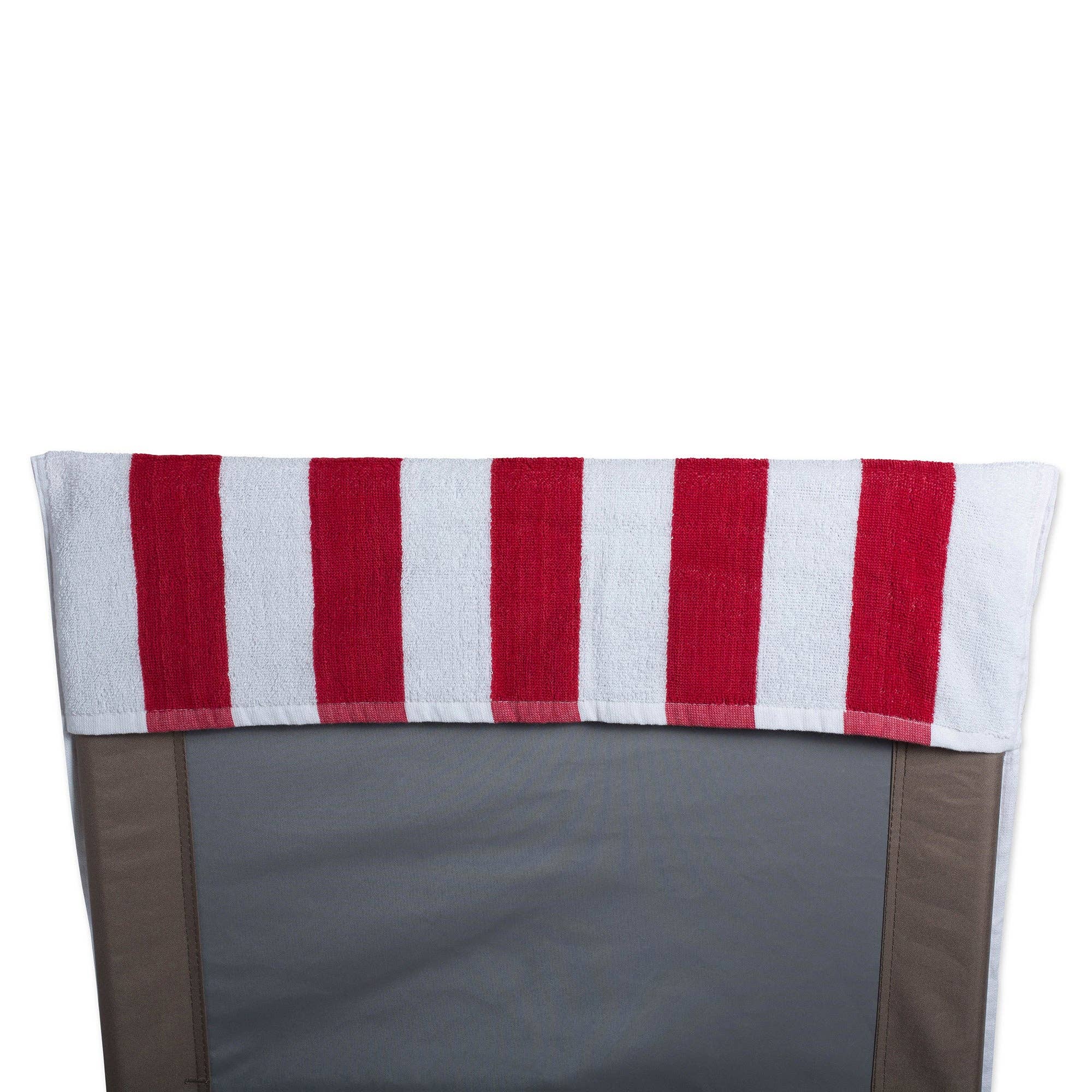 Welcome Home Unbeatable Deals - Wholesale Beach Towel - Red Stripe Lounge Chair with Beach Towel Top2