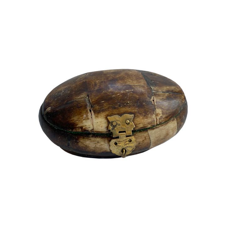 Madison Bay Co. - Historical Home Decor Reproductions - Wholesale Decorative Box - 3" Small Primitive Oval Bone Box- Antique Reproduction
