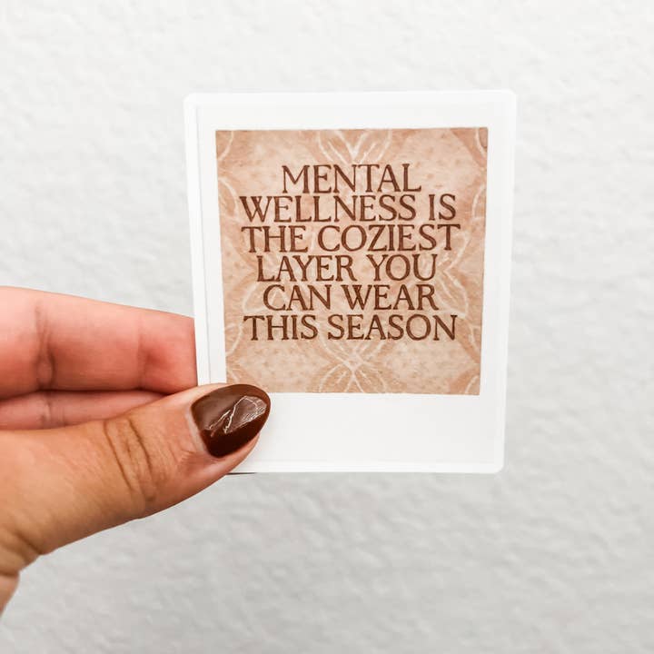 Autocollant mat aquarelle 3 pouces résistant à l'eau et aux UV pour la vente par Colorful Emotions, LLC