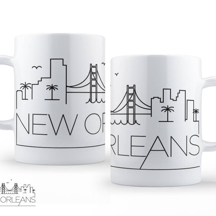 New Orleans Skyline Coffee Mug for wholesale by Quotable Life
