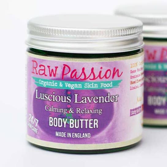 Luscious Lavender Calming & Relaxing Body Butter for wholesale by RAW PASSION