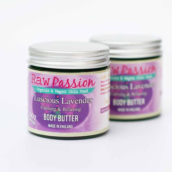 Luscious Lavender Calming & Relaxing Body Butter for wholesale by RAW PASSION