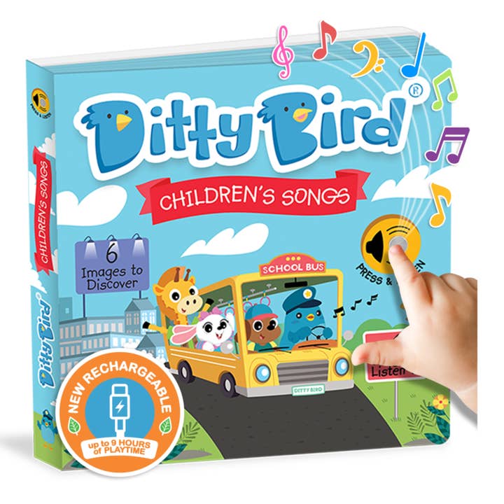 Ditty Bird Sound Book: Children´s Songs-BESTSELLER USB-C for wholesale by DITTY BIRD - UK