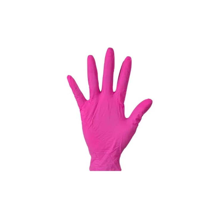 THE LASH BOX - Wholesale Cleaning Gloves - Pink Nitrile Disposable Gloves - Powder-Free - Aurelia Blush