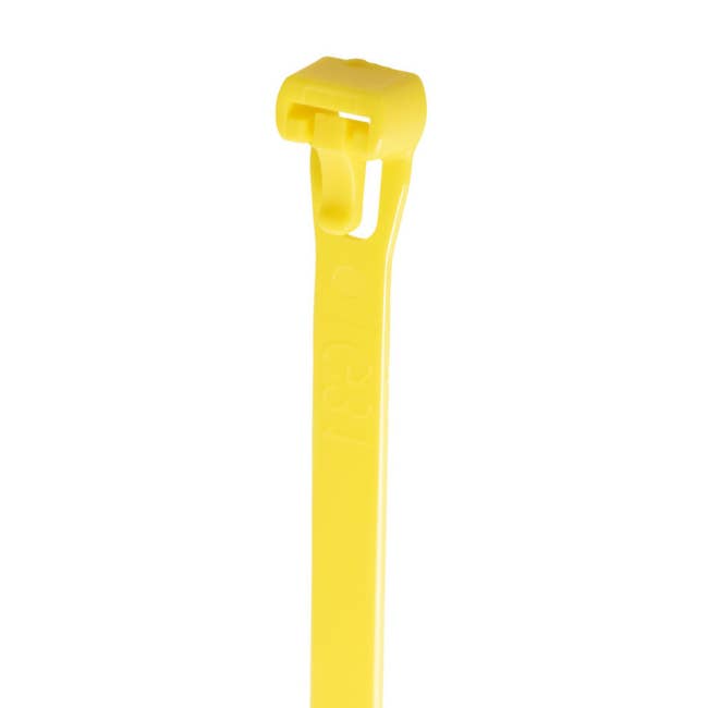14" 50lb Yellow Reusable Cable Tie 25/bag for wholesale by Grizzly Supply