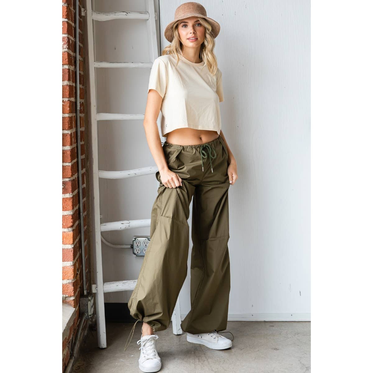 パンツ Reurie'   original parachute wide pants original parachute wide pants BOTTOMS Reurie'（レウリィ）
