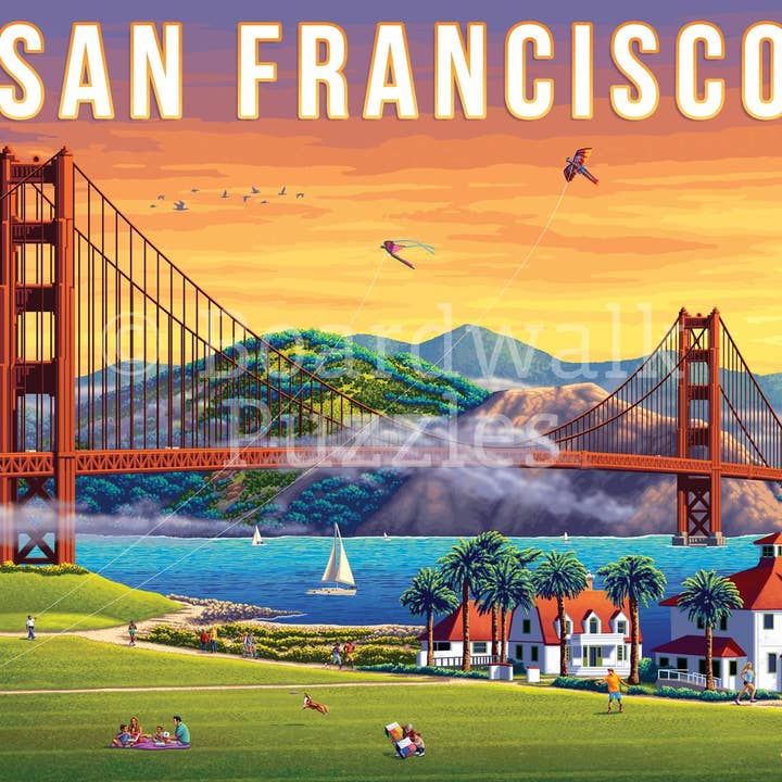 Boardwalk Puzzle Company - Wholesale Puzzle - Adult - San Francisco - 500 Piece1