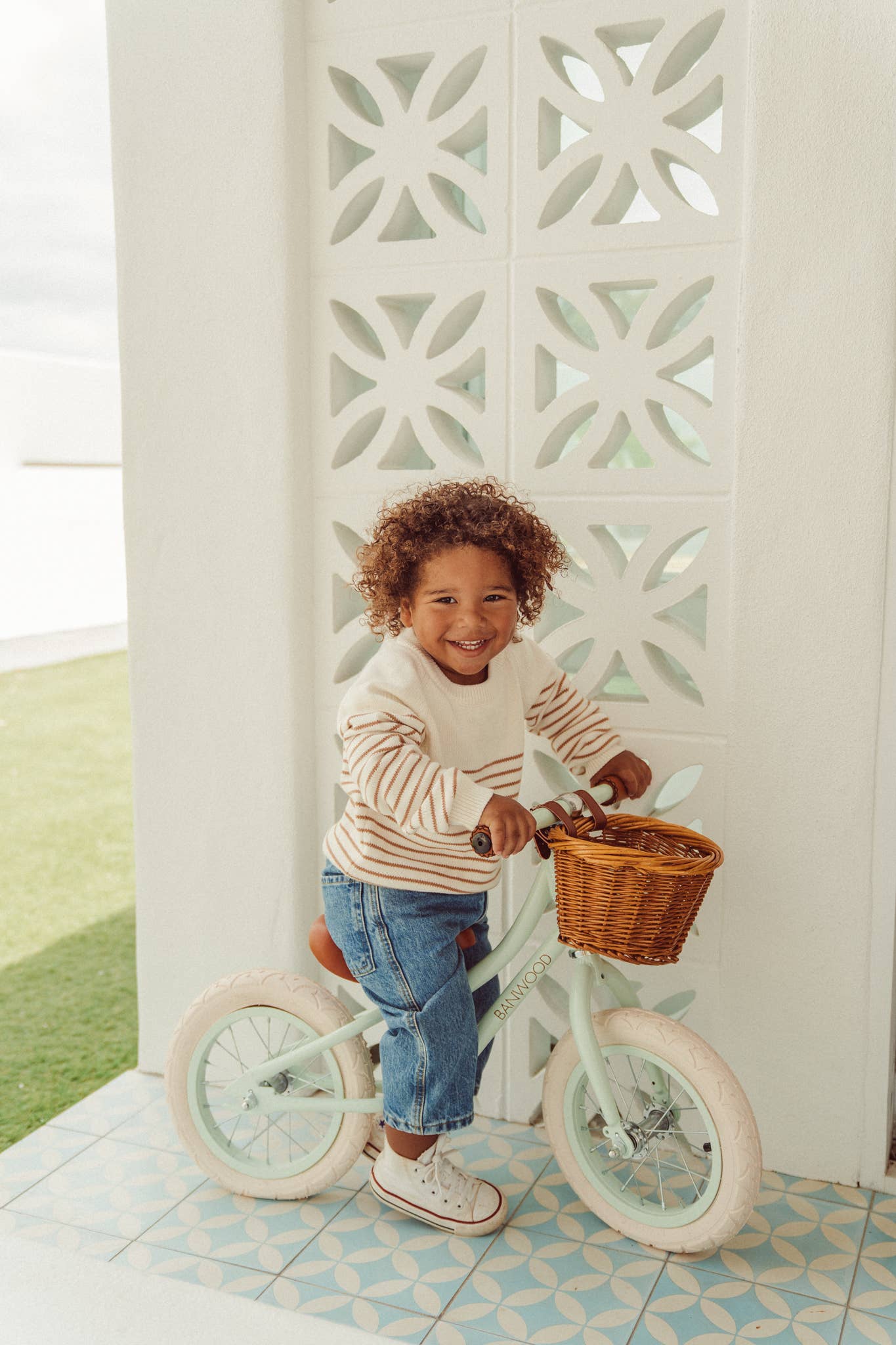 Banwood Inc - Vente Vélo et trottinette – enfant - BANWOOD DRAISIENNE FIRST GO VINTAGE - MENTHE PÂLE5