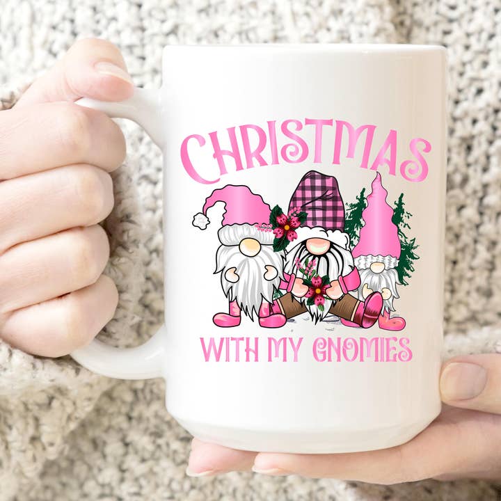 Caneca de café Gnomos de Natal, Gnomo, Copos de Festa de Natal por atacado de Hm Mugs