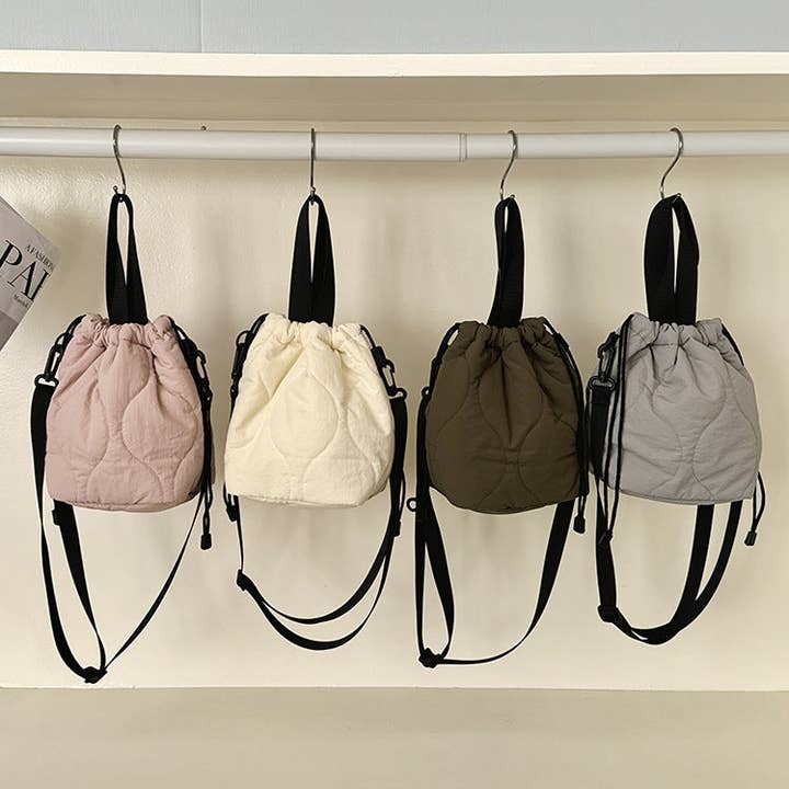 Bolsa saco minimalista casual de cor lisa por atacado de Halcyon Outfitters®