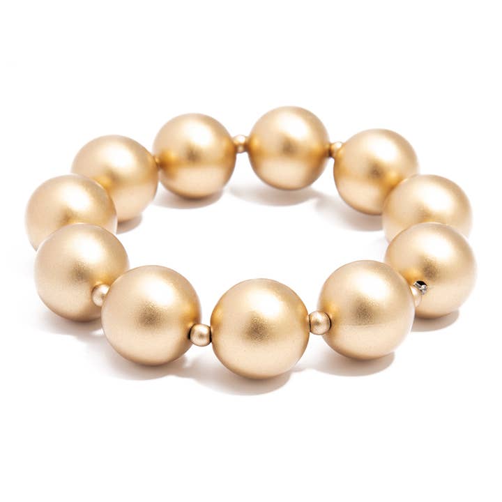 ZENZII Jewelry - Wholesale Beaded Bracelet - Chunky Matte Stretch Bracelet