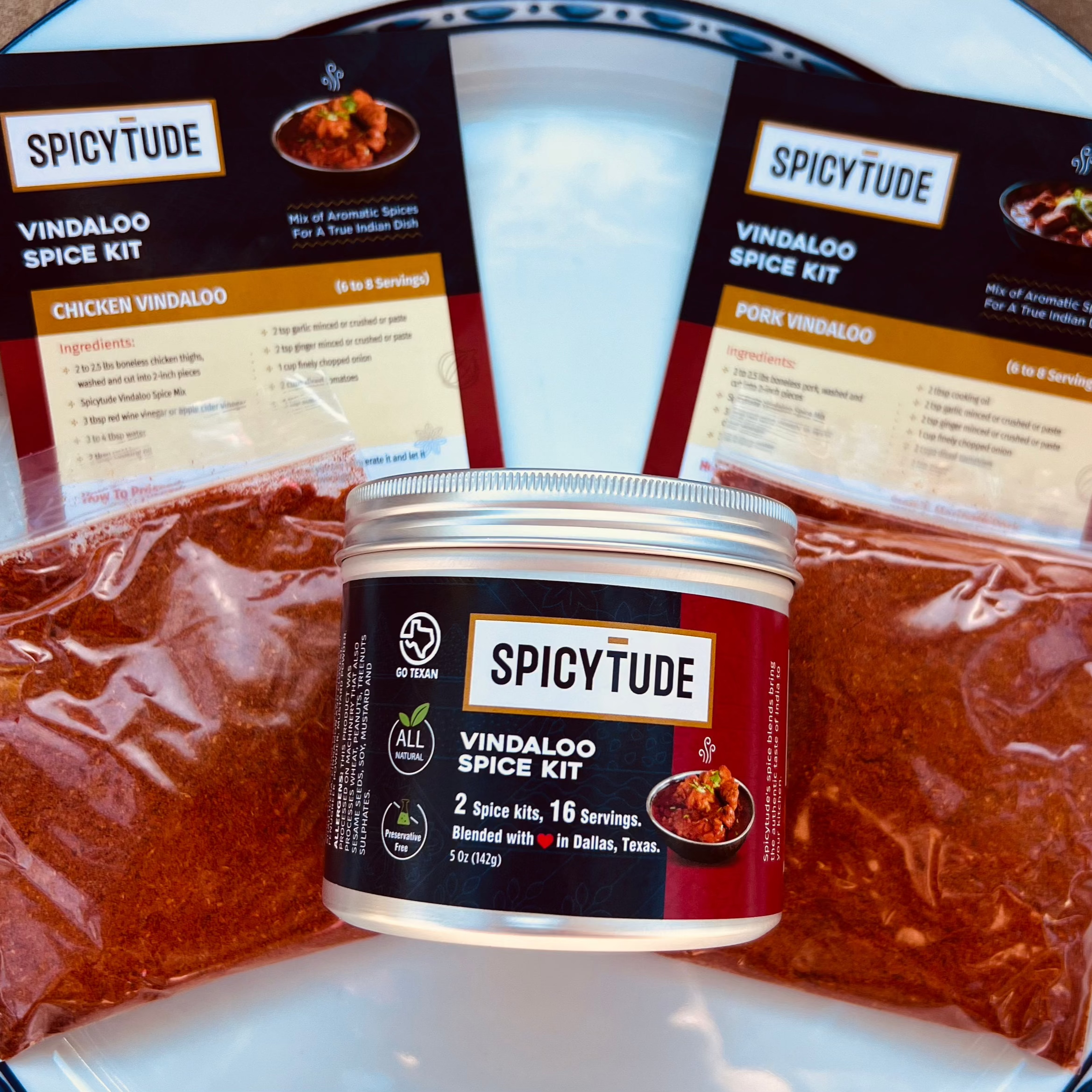 Spicytude - Wholesale Dried Spice Mix - Vindaloo Spice Kit1