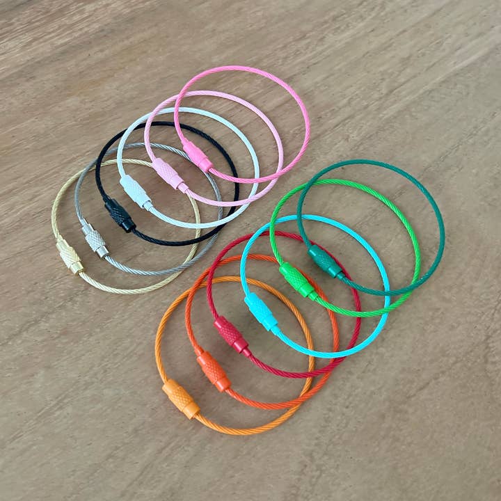 Palmy Pineapple - Wholesale Keychain - Unisex - Stainless Steel Wire Rope Key Rings3