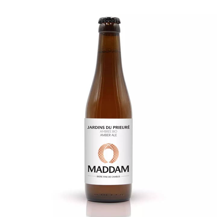 MADDAM ORGANIC AMBER BEER Jardin du Prieuré 33cl for wholesale by Maddam - Bière fine de Chablis