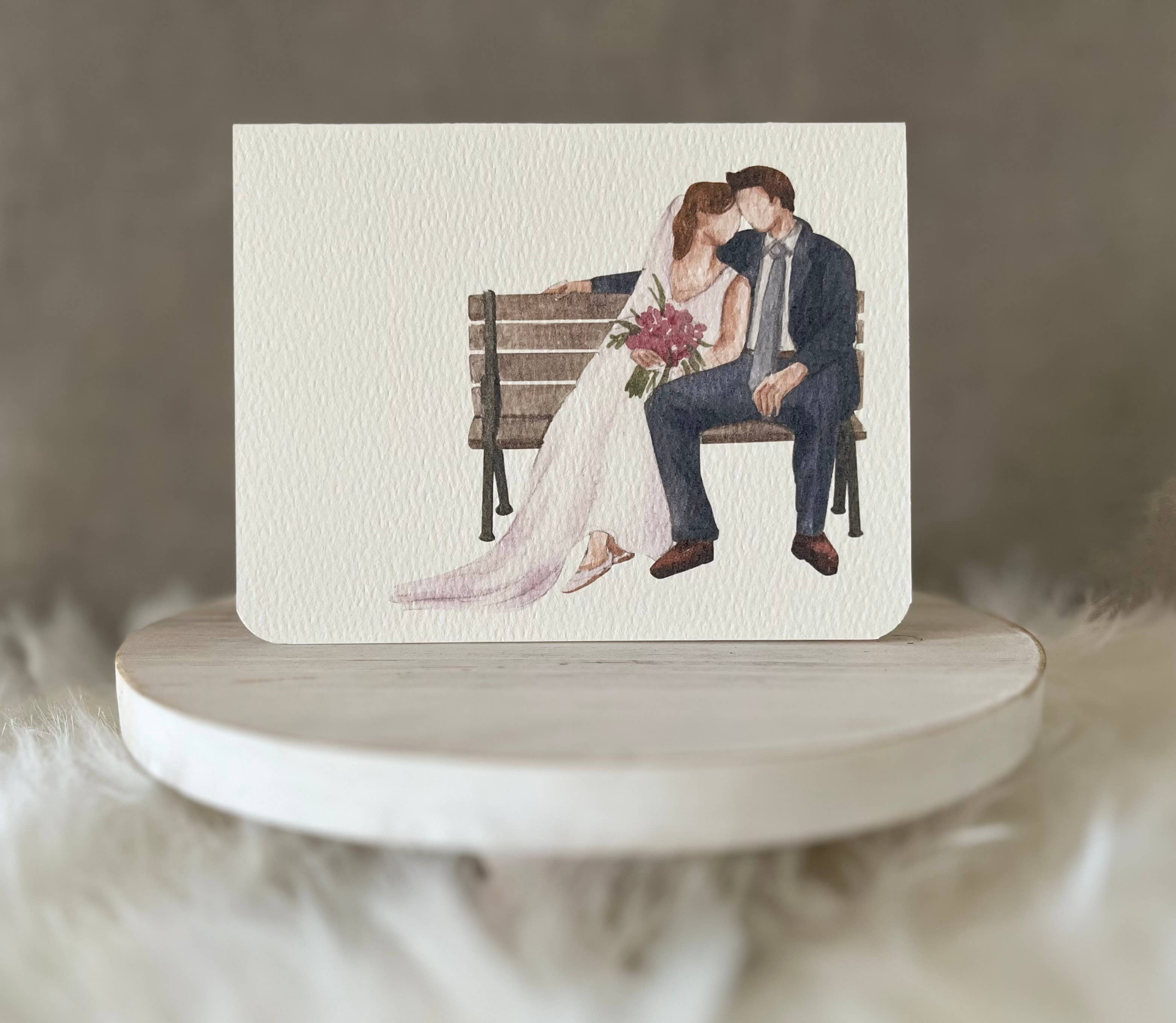 Paper Kuts – Engroshandel Bryllupskort – Brud og brudgom Tillykke kort Inkluderer Kraft Konvolut0