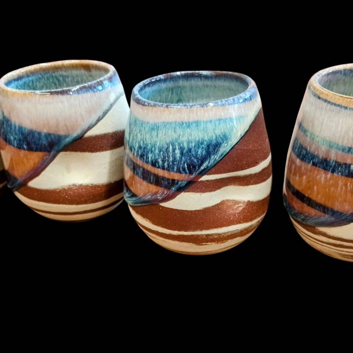 Scorched Earth Artworks - Wholesale Wine Glass - Swirl wine cups. 2