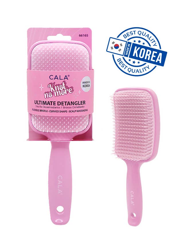 CALA 66165 Pink Knot No More Ultimate Detangler - 6 pcs for wholesale by PINEAPPLE Beauty