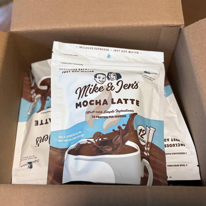 Mike and Jen's Hot Cocoa - Wholesale Hot Cocoa Mix/Kit - Mike and Jen's Mocha Latte Sticks – (1.13 oz each)2